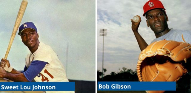 Tribute for Sweet Lou Johnson and Bob Gibson