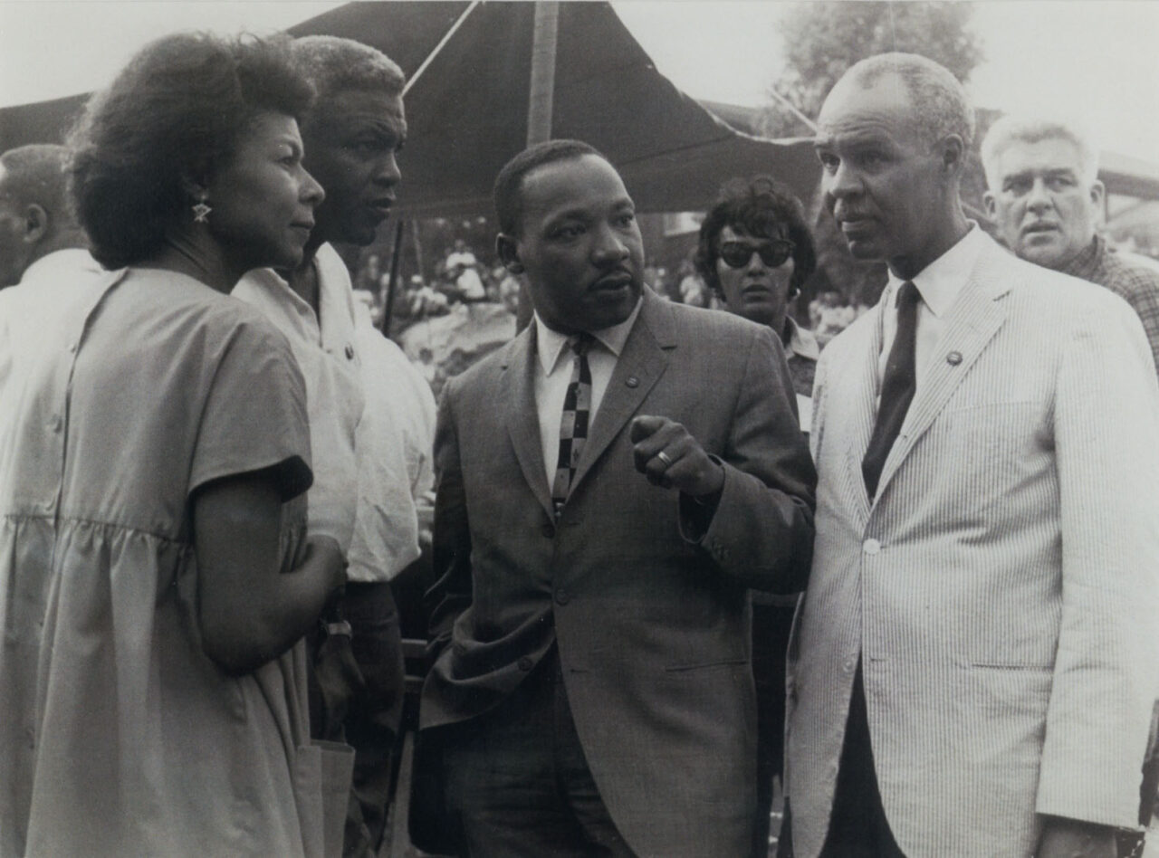 jrm rachel and jackie robinson with mlk and roy wilkins at afternoon of jazz jrm