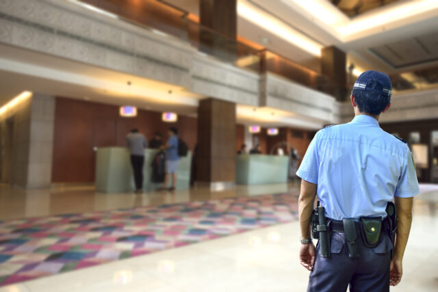 security,guard,in,hotel